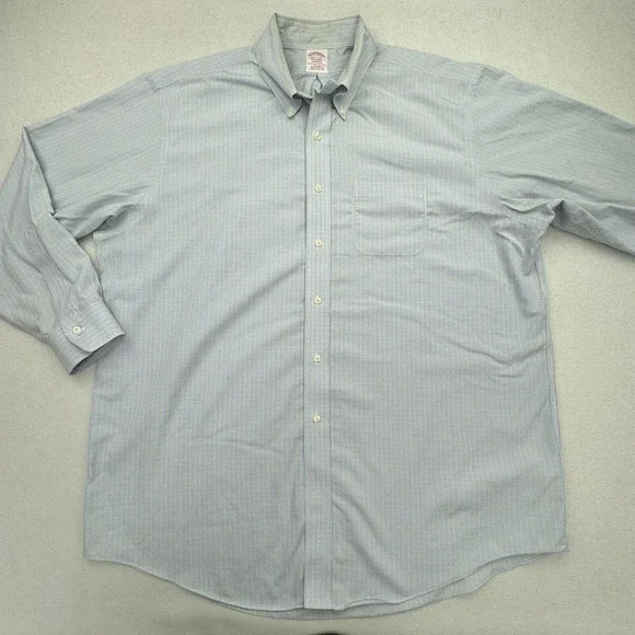 Brooks Brothers Mens Button Down Dress Shirts Lot of 2 Madison 17.5 - 34 - Picture 10 of 12